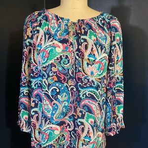 Talbots peasant blouse